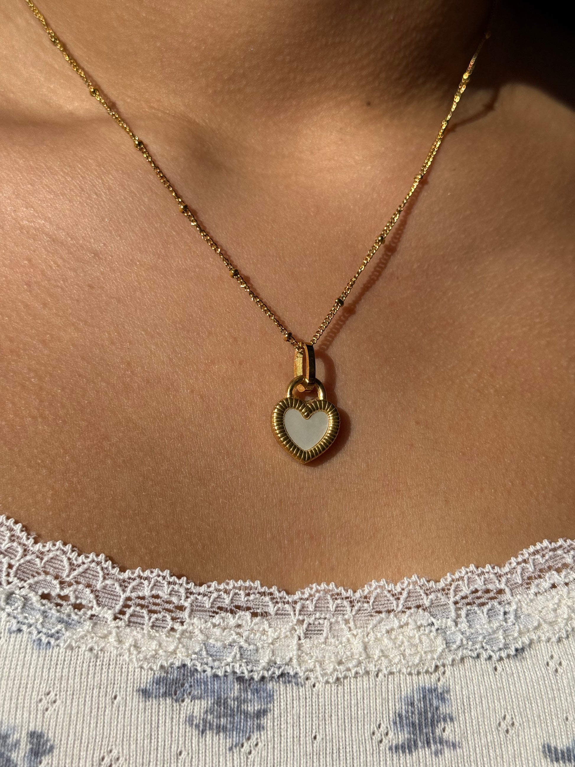 Double Sided Heart Necklace